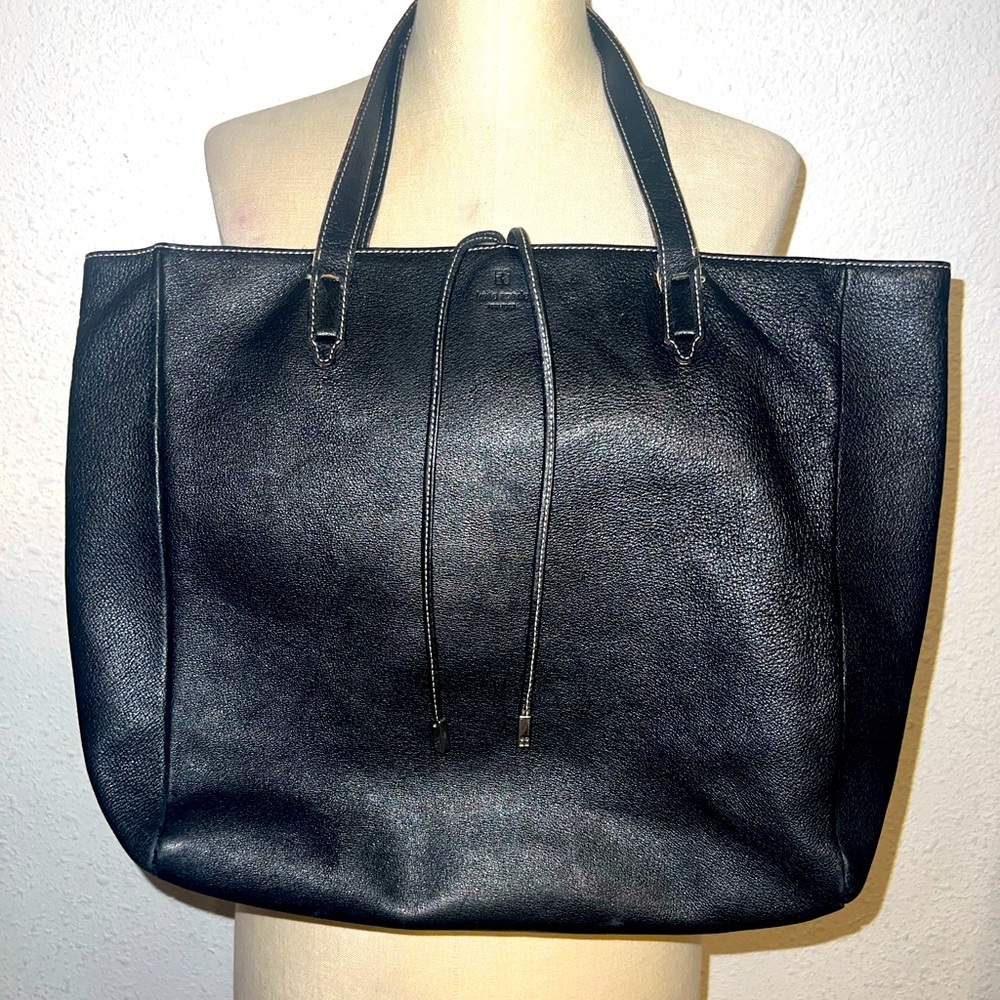 Kate Spade Women Leather Tote Bag Purse | Black |